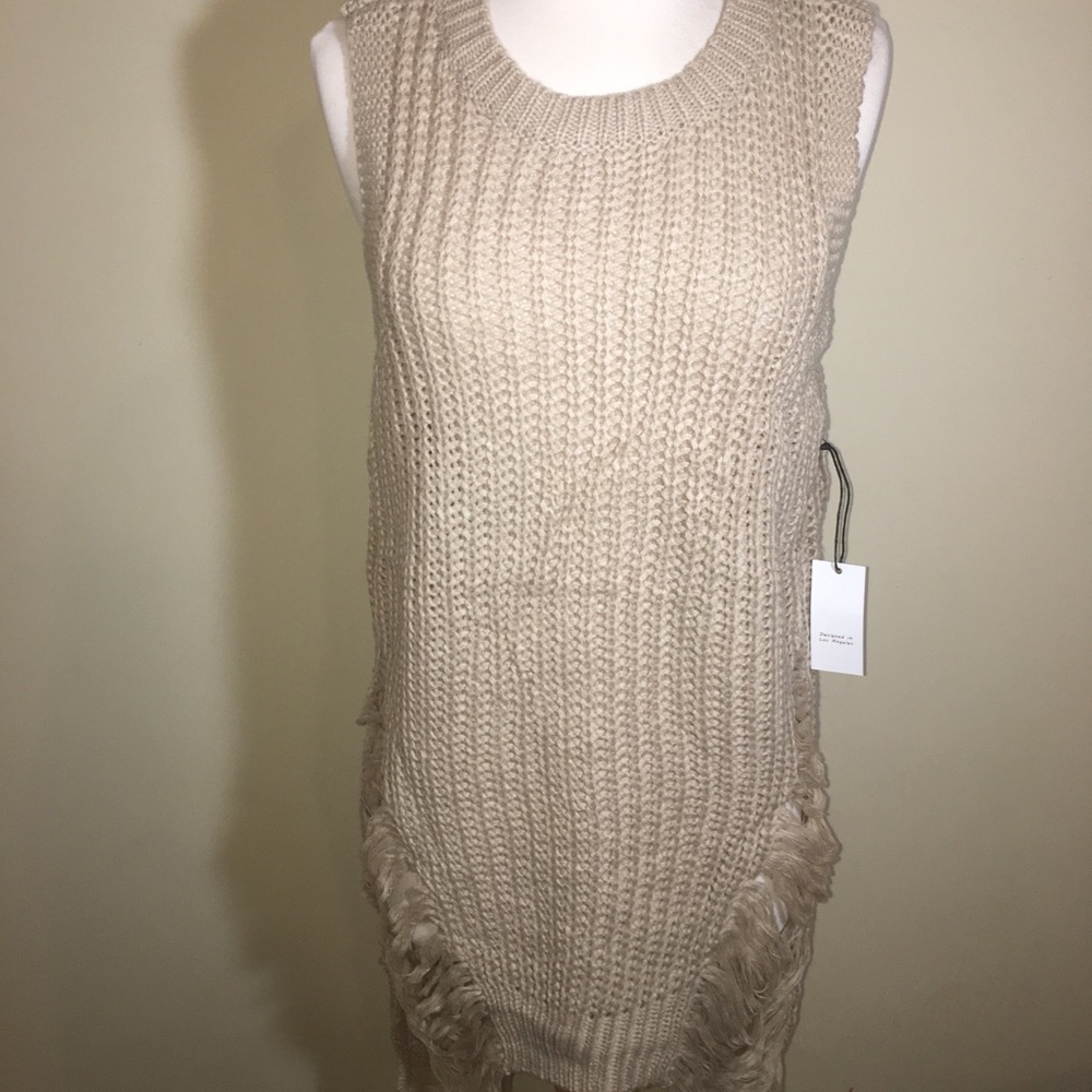 Distressed sweater